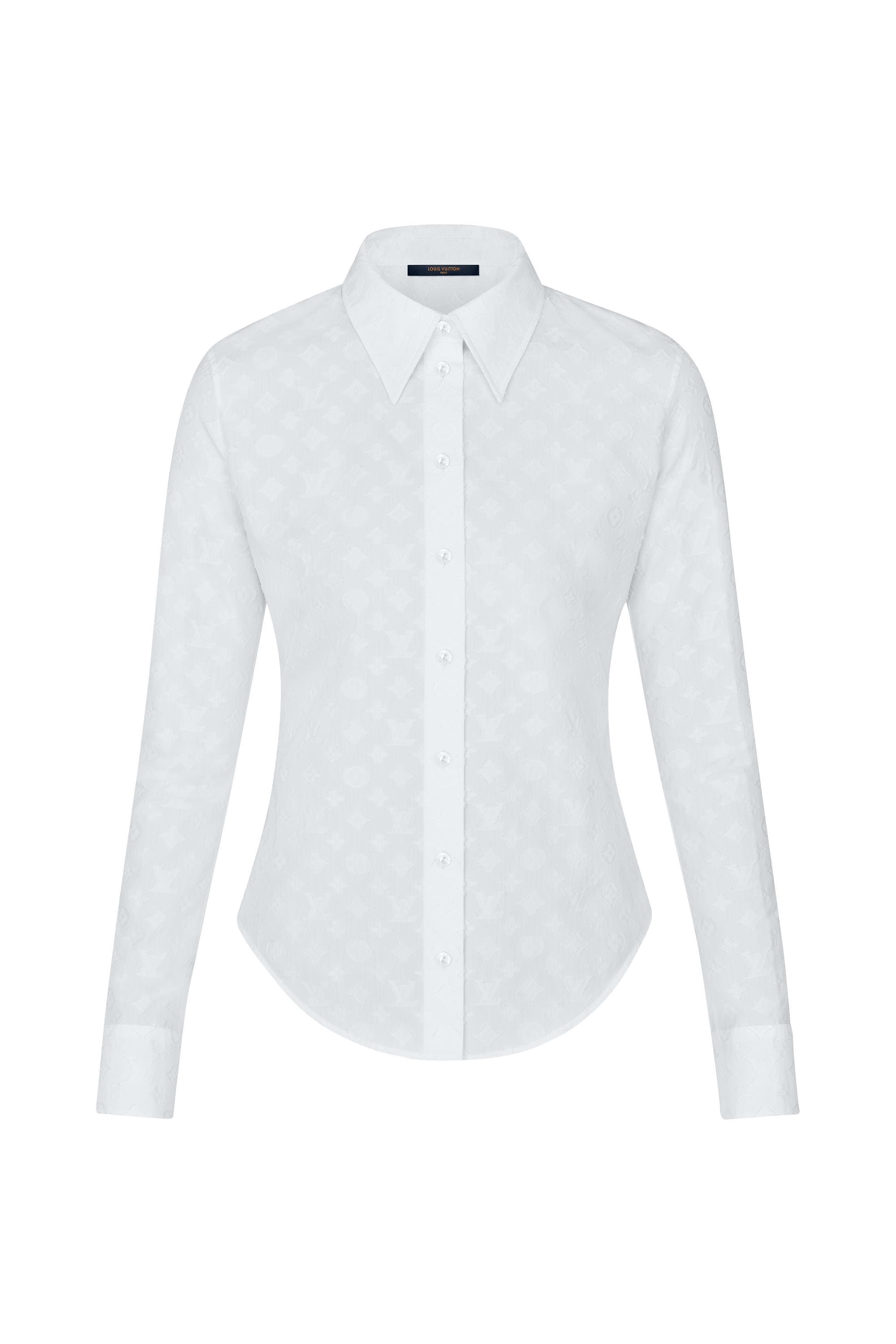 Louis Vuitton long sleeve on sale button front blouse size large